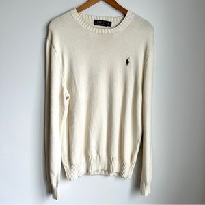 ralph lauren ivory sweater